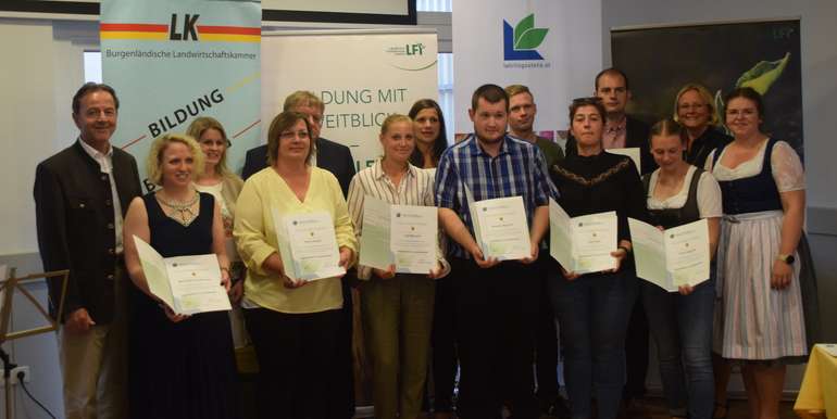 Facharbeiter Landwirtschaft Gruppe Neusiedl am See.jpg © LFI Burgenland
