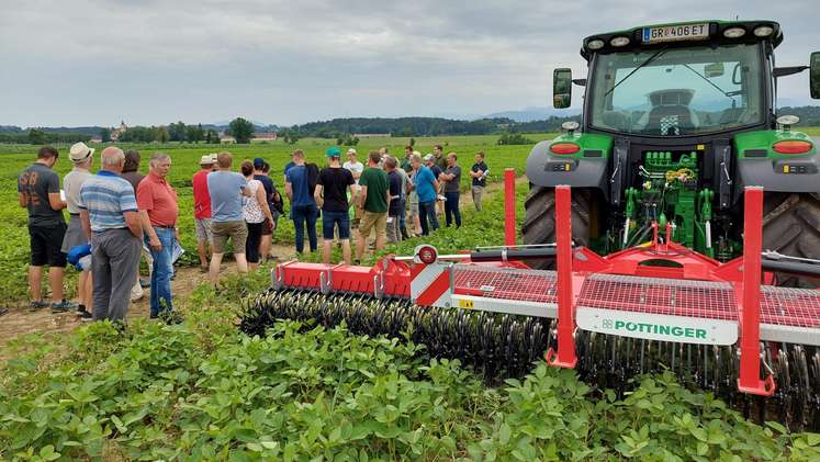 Feldtag am Betrieb Kastenhuber in Bad-Wimsbach, 22. Juni 2022