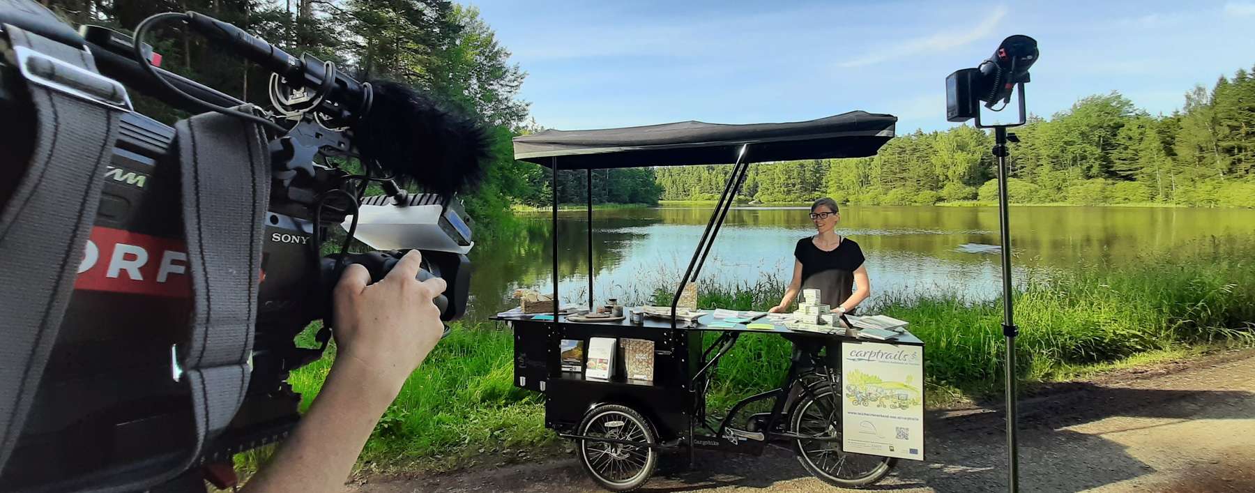 Spannendes Karpfenwissen mit dem Rad auf den Carp Trails im Waldviertel erradeln. © LK Niederösterreich Spannendes Karpfenwissen mit dem Rad auf den Carp Trails im Waldviertel erradeln. © LK Niederösterreich