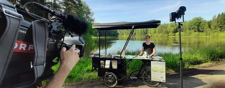 Spannendes Karpfenwissen mit dem Rad auf den Carp Trails im Waldviertel erradeln. © LK Niederösterreich Spannendes Karpfenwissen mit dem Rad auf den Carp Trails im Waldviertel erradeln. © LK Niederösterreich