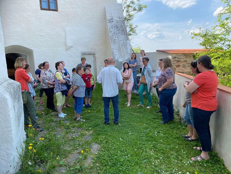 Burgführung Raabs/Thaya © Die Bäuerinnen im Gebiet Raabs/Thaya Burgführung Raabs/Thaya © Die Bäuerinnen im Gebiet Raabs/Thaya