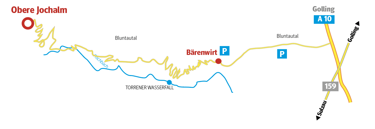 Wegverlauf Jochalm.png © Mooslechner Wegverlauf Jochalm.png © Mooslechner