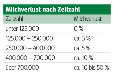 Hohe Zellzahl im  Sommer – da müssen Alarmglocken läuten.png © Archiv Hohe Zellzahl im  Sommer – da müssen Alarmglocken läuten.png © Archiv