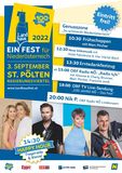 Die Programmhighlights beim Landhausfest am 3. Sptember 2022 © Land NÖ