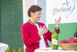 Vizepräsidentin Maria Pein: "Woher kommen die Äpfel in Apfelsäften? – Eine verpflichtende Herkunftskennzeichnung ist längst fällig." © LK - Foto Fischer
