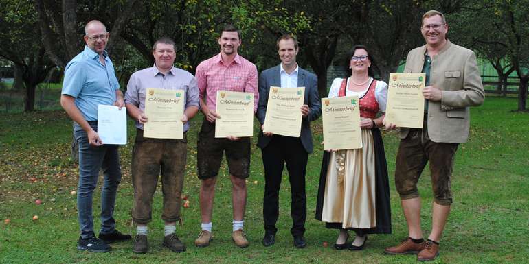 Die frischgebackenen Meister für Landwirtschaft sind da.jpg © LK Burgenland Die frischgebackenen Meister für Landwirtschaft sind da.jpg © LK Burgenland