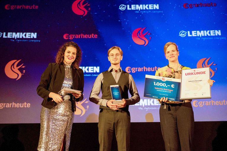 Ceres Award-Preisträger Valentin Seiringer aus Wieselburg überzeugte die deutsche Fachjury. © agrarheute