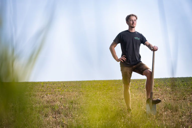 Ceres Award-Gewinner in der Kategorie Ackerbau Valentin Seiringer. © agrarheute