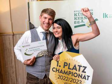 Platz 1 für Sandra und Martin Pronnegg