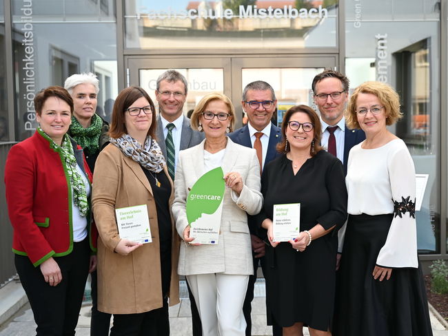 Landwirtschaftliche Fachschule Mistelbach ist neuer Green Care Betrieb. Landwirtschaftliche Fachschule Mistelbach ist neuer Green Care Betrieb.