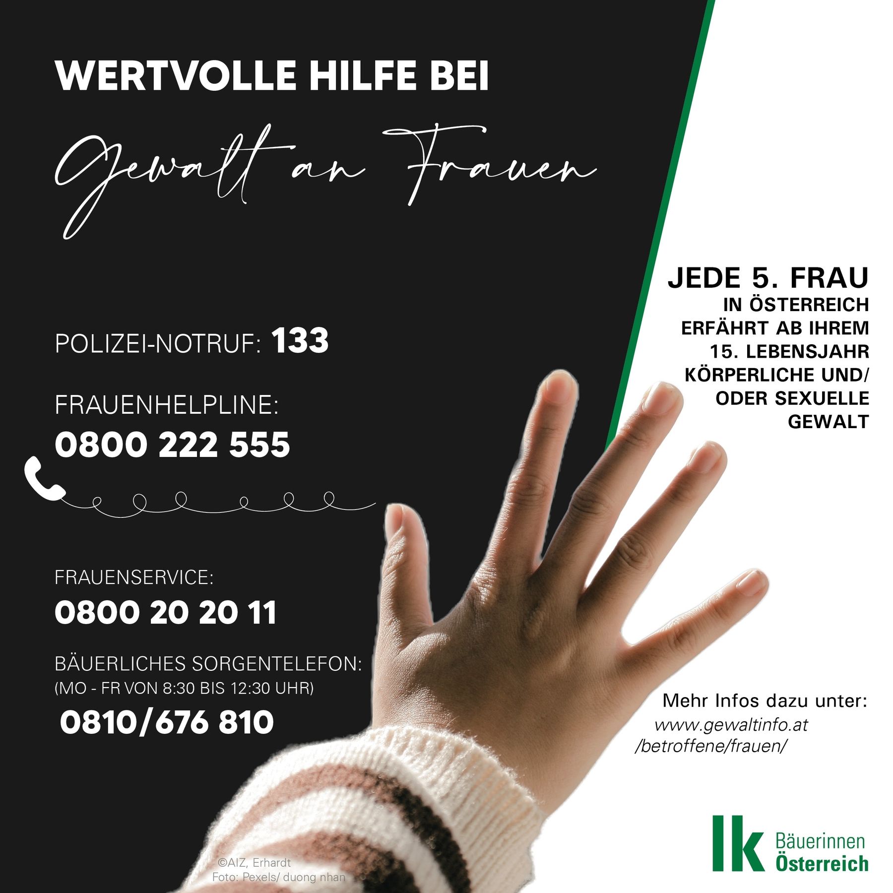 gewalt gegen frauen_Grafik_01.jpg © LKÖ gewalt gegen frauen_Grafik_01.jpg © LKÖ