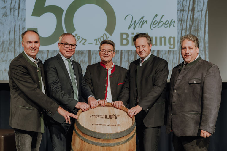 Das Ländliche Fortbildungsinstitut kurz LFI feierte 50 Jahre und viele Gratulanten waren mit dabei. © Sophie Balber/LK Niederösterreich