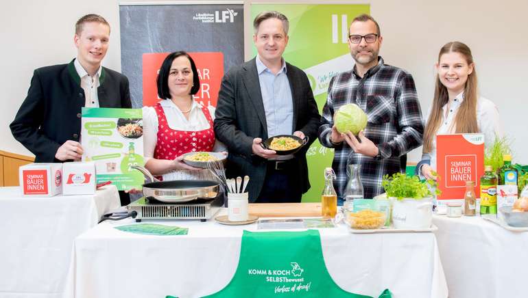 Landwirtschaftskammer Niederösterreich startet Initiative, um zu zeigen, dass man auch mit regionalen Produkten kostengünstig kochen kann. Landwirtschaftskammer Niederösterreich startet Initiative, um zu zeigen, dass man auch mit regionalen Produkten kostengünstig kochen kann.
