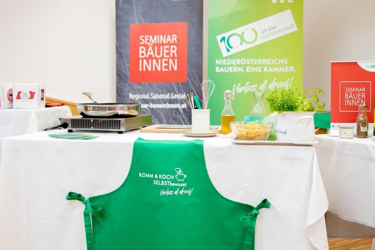Initiative  Selbstbewusst kochen  zeigt, wie man mit selbst kochen Geld sparen kann. © Eva Lechner/LK Niederösterreich