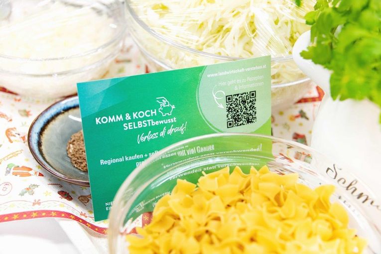 Initiative  Selbstbewusst kochen  zeigt, wie man mit selbst kochen Geld sparen kann. © Eva Lechner/LK Niederösterreich