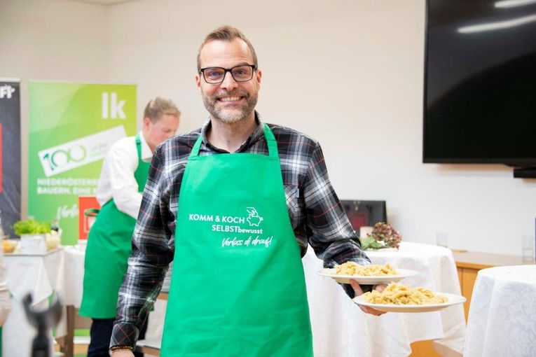 Initiative  Selbstbewusst kochen  zeigt, wie man mit selbst kochen Geld sparen kann. © Eva Lechner/LK Niederösterreich
