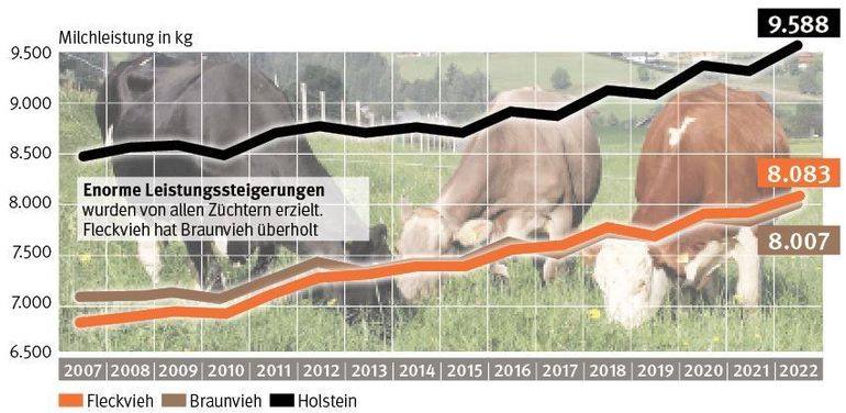 Milchleistungsplus.jpg © Grafik LK Steiermark Milchleistungsplus.jpg © Grafik LK Steiermark