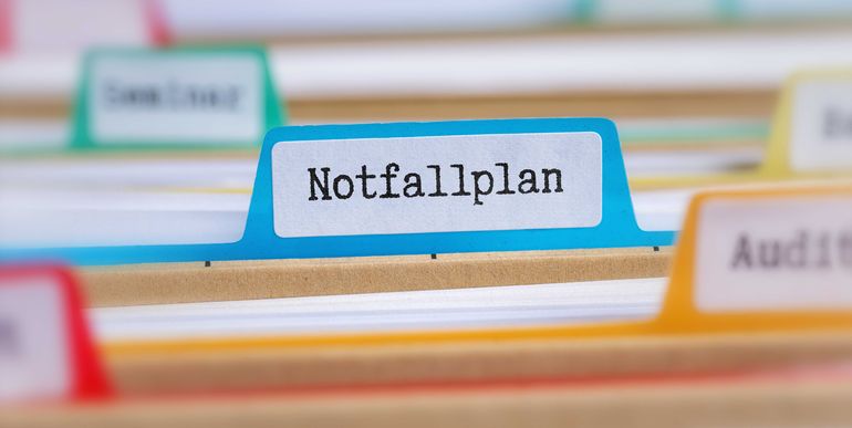 Notfallplan.jpg © AdobeStock/Zerbor