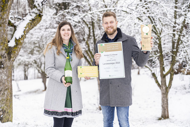 Landessieger: Julia und Michael Kuchlbauer © LK Steiermark/Foto Fischer