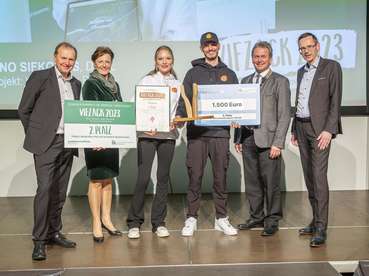 2 Platz: Nino Sifkovits und Cheyenne Ochsenknecht © LK Steiermark/Foto Fischer