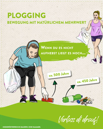 Müllsammeln und dabei auch noch Sport betreiben? Der neue Trendsport  Plogging  macht es möglich. © Archiv