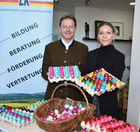 Mag. Barbara Schlögl und Präsiden DI Nikolaus Berlakovich.jpg © Hettlinger/LK Burgenland