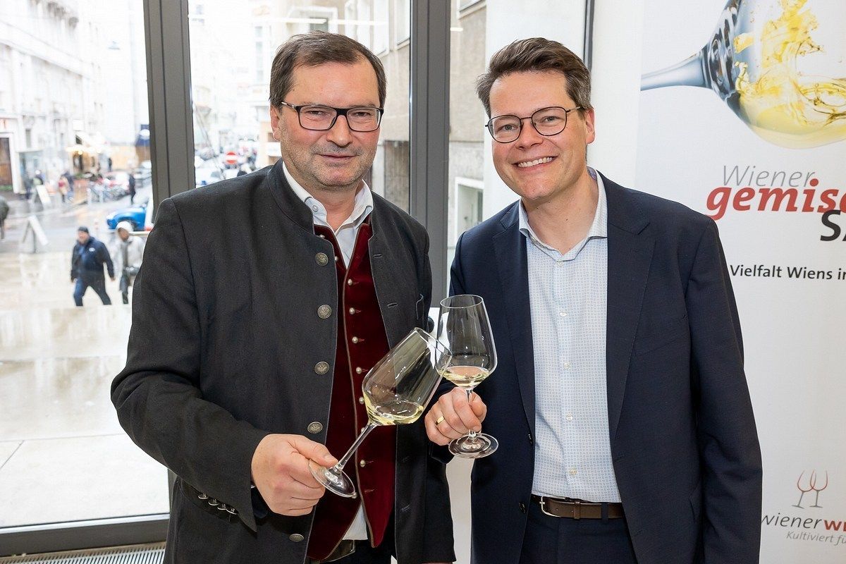 Wiener Gemischter Satz DAC Präsentation 2023.jpg © LK Wien/Harald Klemm Wiener Gemischter Satz DAC Präsentation 2023.jpg © LK Wien/Harald Klemm