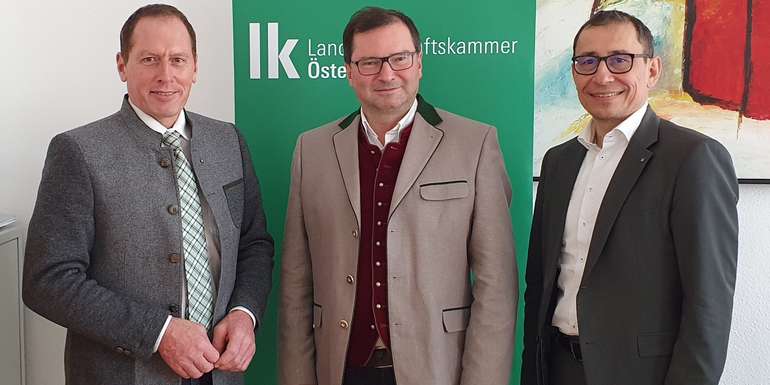 Josef Moosbrugger, Norbert Walter und Ferdinand Lembacher © Jung-Leithner/LKÖ Josef Moosbrugger, Norbert Walter und Ferdinand Lembacher © Jung-Leithner/LKÖ