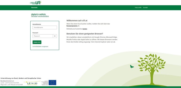 eLFI_Einstieg_Homepage.jpg © BBK Melk eLFI_Einstieg_Homepage.jpg © BBK Melk