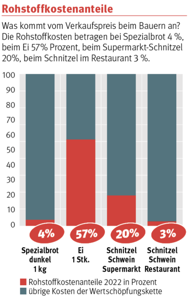 Rohstoffkostenanteil