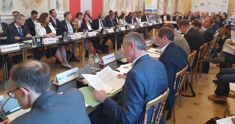 Sitzung der Österreichischen Raumordnungskonferenz (ÖROK) am 20.06.2023 © C. Jung-Leithner/LKÖ Sitzung der Österreichischen Raumordnungskonferenz (ÖROK) am 20.06.2023 © C. Jung-Leithner/LKÖ