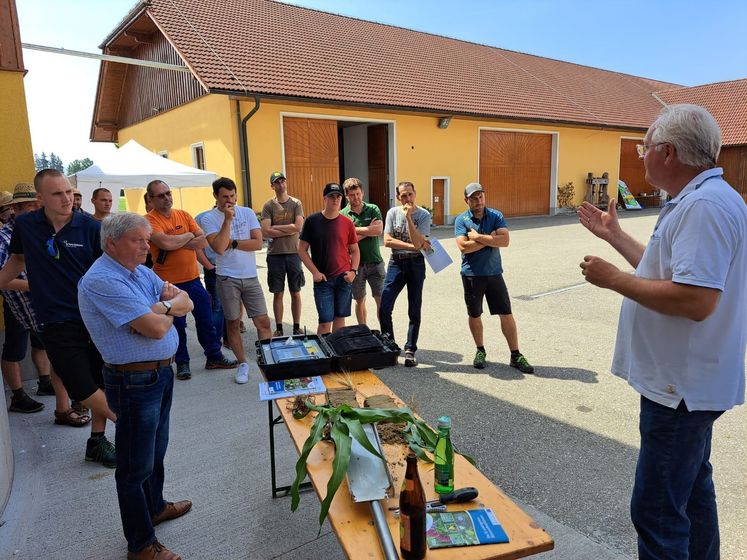 Fachtag Zwischenfruchtanbau gemeinsam mit den Organisatoren des Kornrade-Arbeitskreises in Ried im Traunkreis, 21. Juni 2023