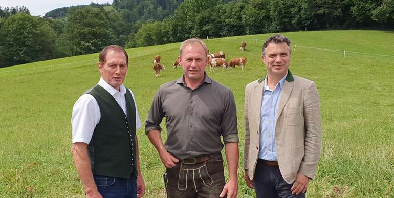 PK Salzburg Moosbrugger und Quehenberger am 12.07.2023 © C. Jung-Leithner/LKÖ PK Salzburg Moosbrugger und Quehenberger am 12.07.2023 © C. Jung-Leithner/LKÖ