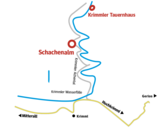 Wegverlauf Schachenalm.png © Mooslechner