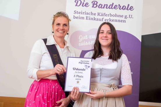 3. Preis in der Kategorie Kulinarik geht an Lisa Baldauf (FS Gröbming) © LK Steiermark/Danner