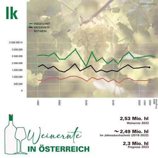 Grafik Weinernte 2023