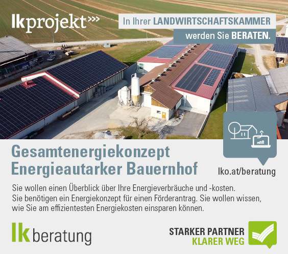 Sujets LK Beratung Gesamtkonzept Energieautarker Bauernhof © LK Beratung