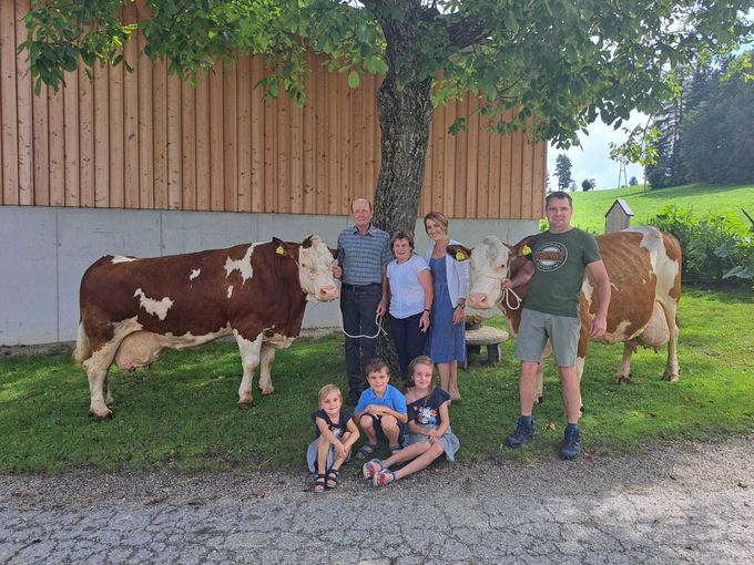 Familie Reindl, Strallegg © AK Milch Familie Reindl, Strallegg © AK Milch