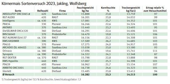 Körnermais Sortenversuch 2023, Jakling, Wolfsberg.jpg © LK-Kaernten Körnermais Sortenversuch 2023, Jakling, Wolfsberg.jpg © LK-Kaernten