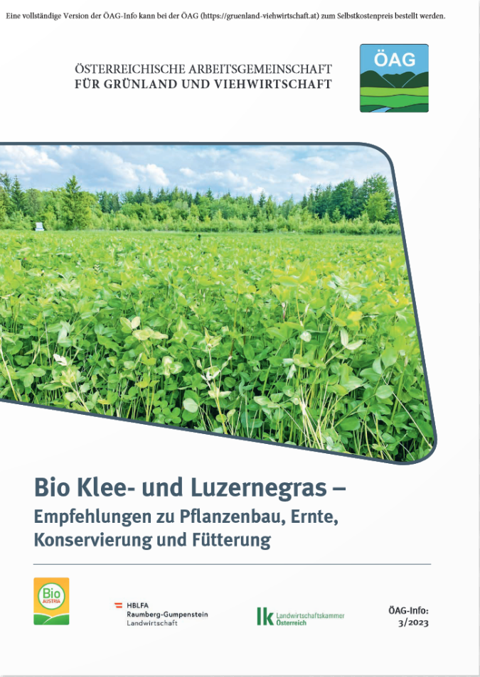Screenshot Bio-Klee- und Luzernegras