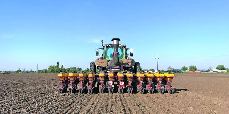 Maisaussaat © Innovation Farm/Butzenlechner Maisaussaat © Innovation Farm/Butzenlechner