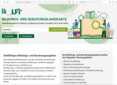 Website Screenshot Slider Bildungs- und Beratungslandkarte © LFI / LKO
