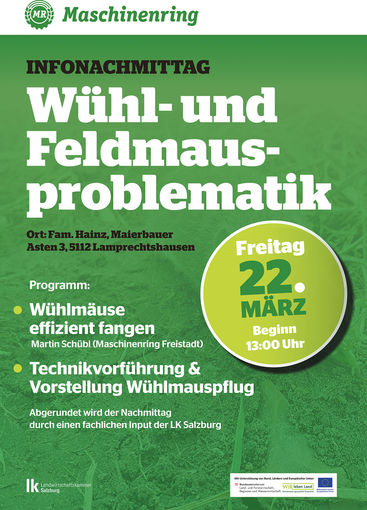 Wühlmäuse  erfolgreich unter Kontrolle halten.jpg © Maschinenring Salzburg Wühlmäuse  erfolgreich unter Kontrolle halten.jpg © Maschinenring Salzburg