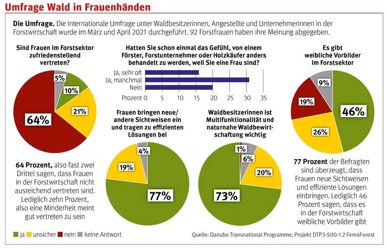 Grafik-Forstfrauen