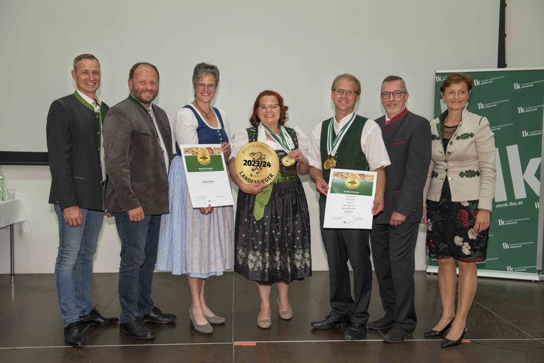 Monika und Bernhard Sommer: 2 Gold © LK Steiermark/Franz Suppan