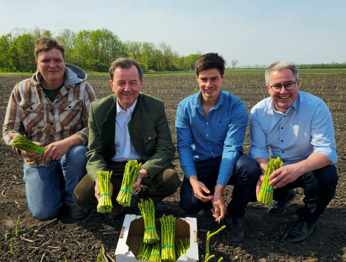 PK Spargel_Tschida_Berlakovich_Graf_ulram_Halbturn.jpg © Tesch-Wessely/LK Burgenland PK Spargel_Tschida_Berlakovich_Graf_ulram_Halbturn.jpg © Tesch-Wessely/LK Burgenland