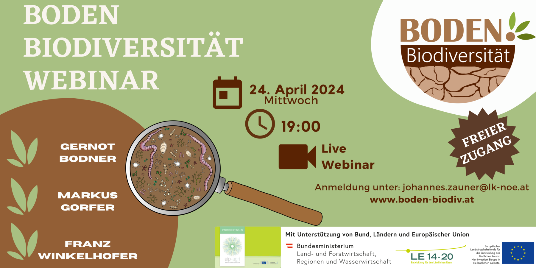 Boden Biodiversitätswebinar.png © LKNOE/Zauner Boden Biodiversitätswebinar.png © LKNOE/Zauner