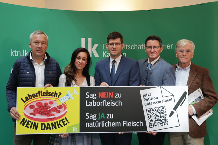 Laborfleisch Nein Danke 2.jpg © LK Kärnten/Wajand Laborfleisch Nein Danke 2.jpg © LK Kärnten/Wajand