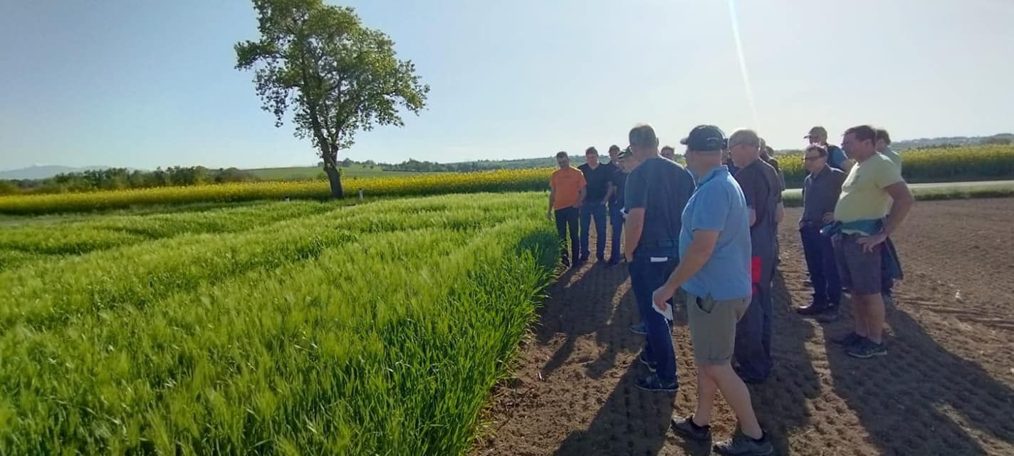 Heute wieder viele Informationen und Diskussionen zum Boden- und Gewässerschutz bei der Feldbegehung d. Arbeitskreises "Boden.Wasser.Schutz" Rohr im Kremstal mit Jakob Angerer und Simon Kriegner-Schramml. Danke für das rege Interesse! © BWSB