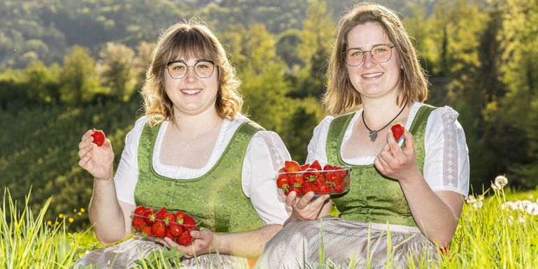 Obsthoheiten mit Erdbeeren © LK Steiermark/Foto Fischer